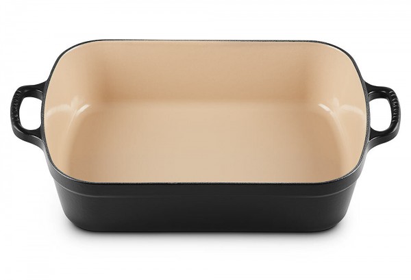 Le Creuset Bratreine Signature Gusseisen Schwarz