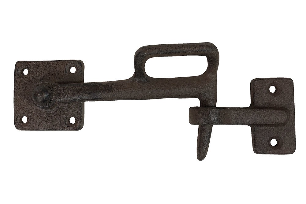 Gusseisen Glocke Stil rustikal braun Türstopper mit Ring Griff w-8xh-16xd-8cm