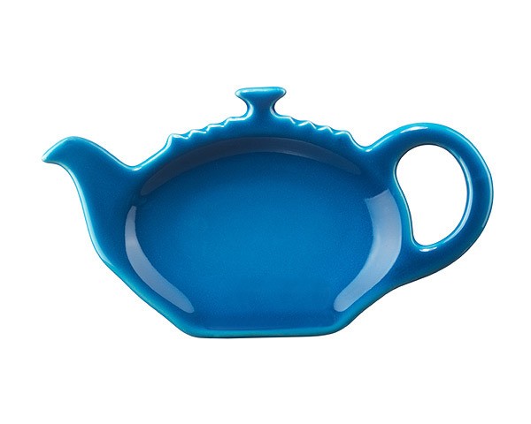 Le Creuset Teebeutelablage Teekannen-Optik Steinzeug Marseille Blau