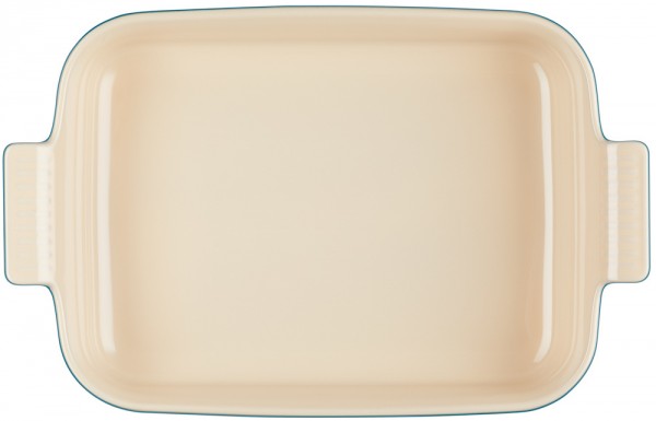 Le Creuset Auflaufform Tradition Steinzeug Deep Teal 32cm
