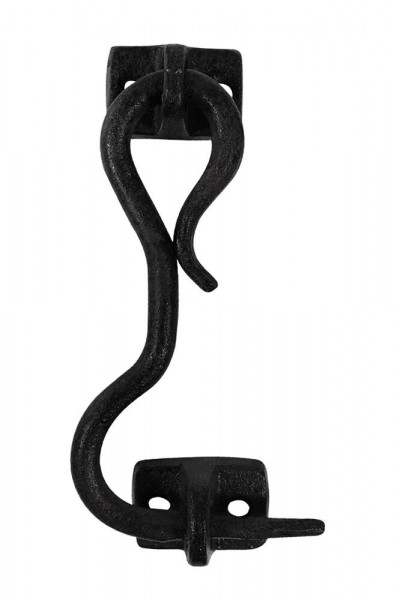 Kistenverschluss Schließhaken Truhenverschluss Gusseisen Antik-Stil Schwarz