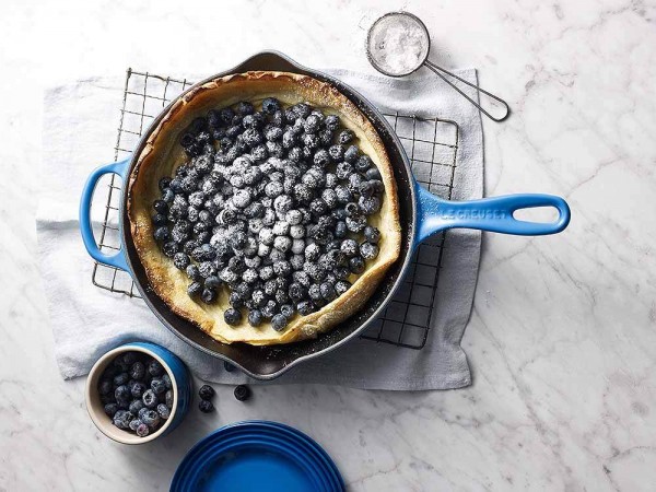 Le Creuset Brat- und Servierpfanne Gusseisen Azure Blau