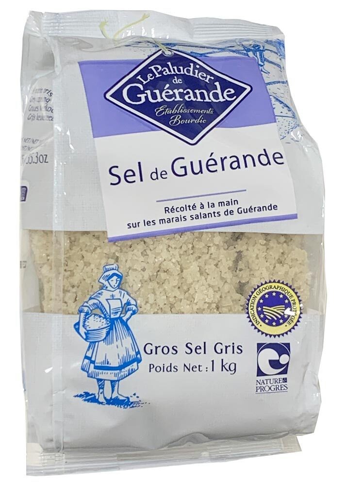 Le Paludier de Guerande Grobes Meersalz aus der Guerande - Beutel 1 kg
