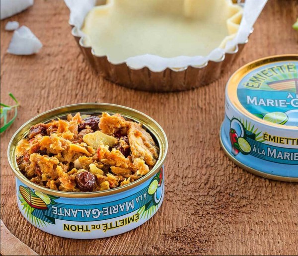 la belle-iloise Émietté vom Thunfisch à la Marie-Galante - Dose 80 g