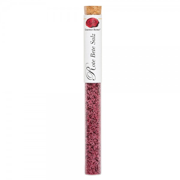 Gourmet Berner Rote Beete Salz Gewürzsalz in Vitro Reagenzglas mit Korken 45g