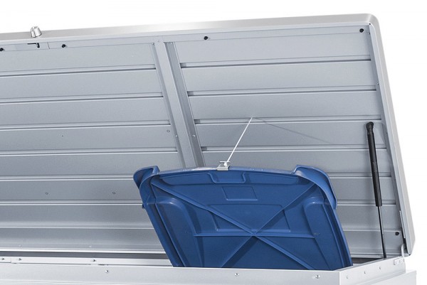 Biohort Highboard 200 Aufbewahrungsbox 200x84x127cm Silber-Metallic