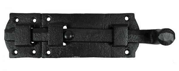 Türriegel Schlossriegel Vintage Schieberiegel Gusseisen Schwarz Schiebeschloß