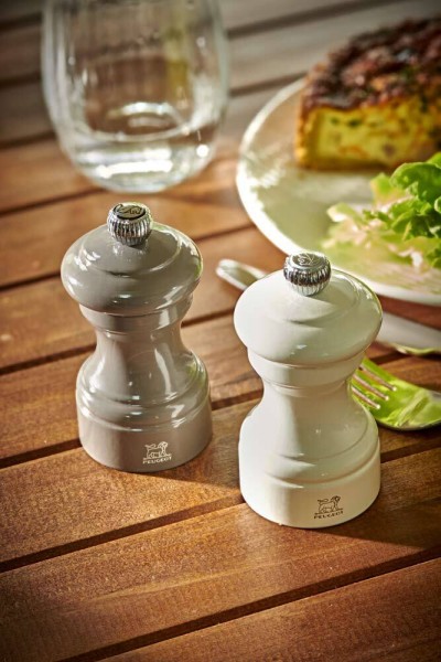 Peugeot Bistro Salzmühle Rauchgrau Glanz 10cm