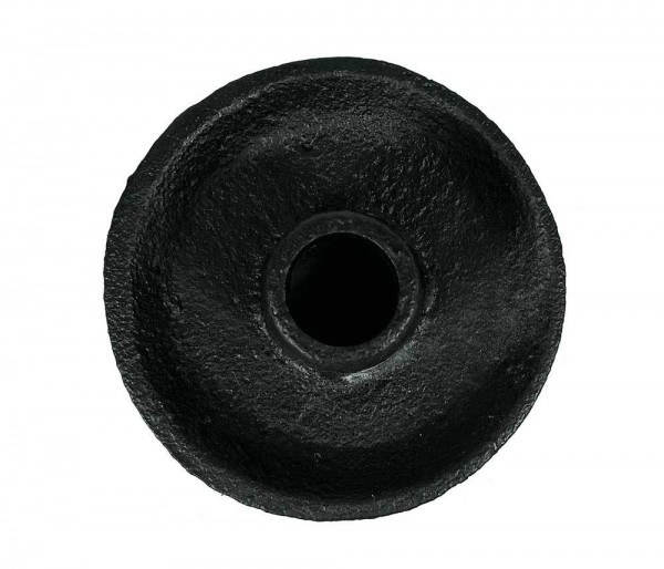 Kerzenhalter Gusseisen Schwarz Rustikal Kerzenständer Schwer Antik-Stil