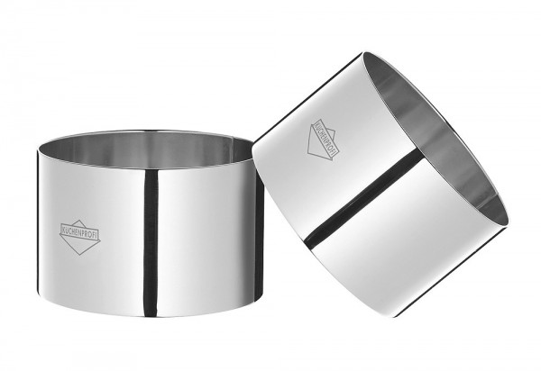 Küchenprofi Vorspeisenring Edelstahl 8cm