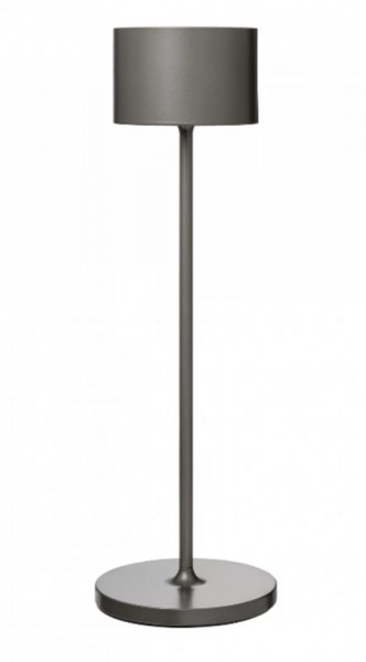 blomus Tischleuchte FAROL kabellos dimmbar LED Akku Outdoor Burned Metal
