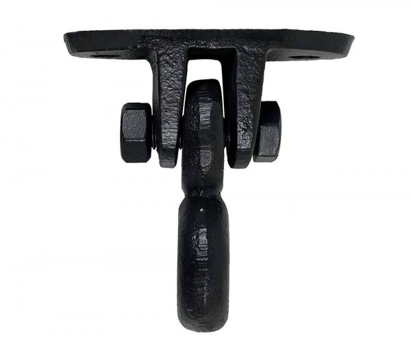 Mauerring Befestigungsring Anbindering Wandring Gusseisen Antik-Stil Schwarz