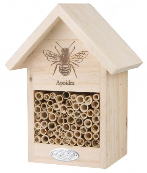 Insektenhotel Holz Bienenhotel Bienenhaus Nisthilfe für Bienen Wildbienen