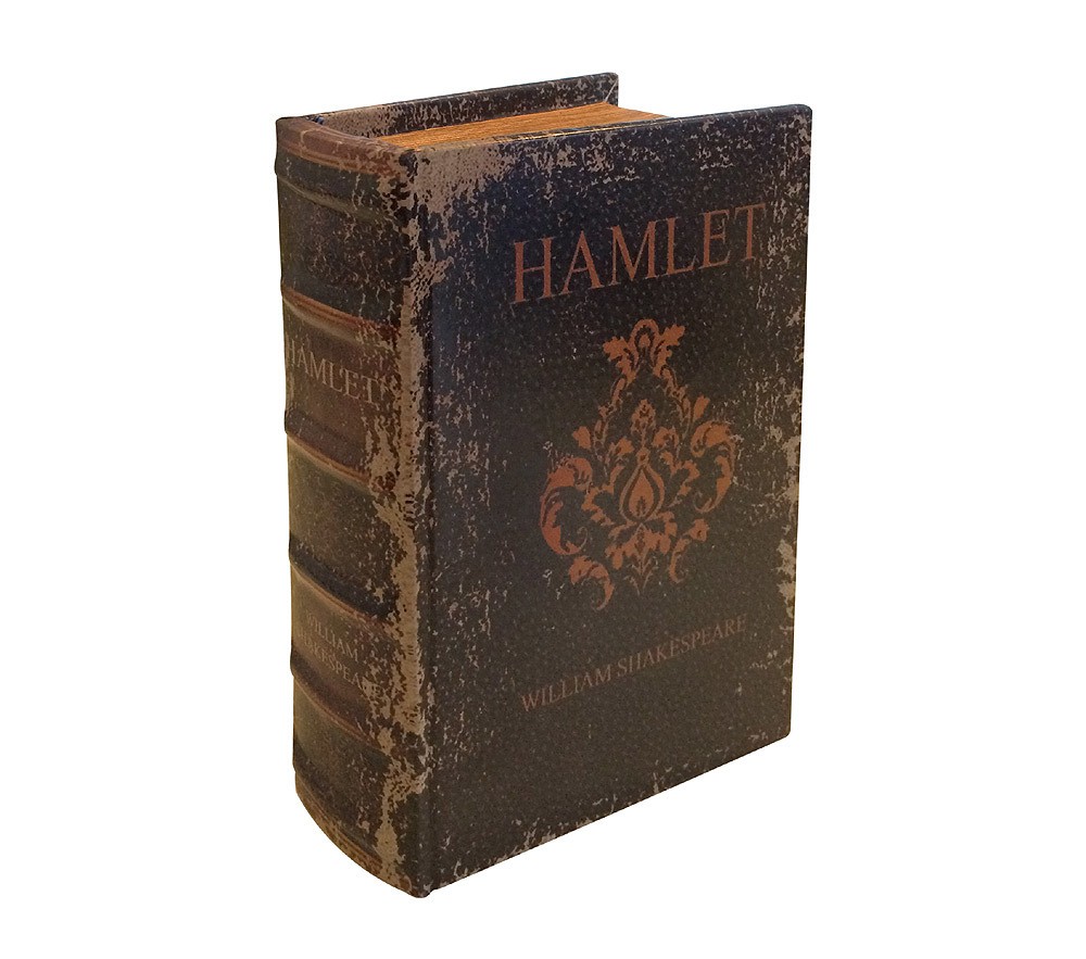 Hohles Buch Geheimfach SHAKESPEARES HAMLET Buchsafe Antik-Stil 15cm Hohles Buch Geheimfach SHAKESPEARES HAMLET Buchsafe Antik-Stil 15cm